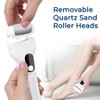 Electric Foot Callus Remover, Rechargeable Professional Pedicure Tools for Feet- White - 4 of 4