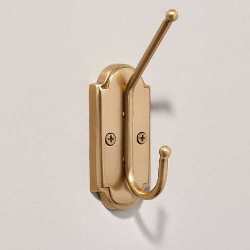 Classic Metal Wall Hook Brass Finish - Hearth & Hand™ With Magnolia : Target