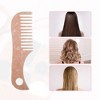 Unique Bargains Women's Acetate Wide Tooth Hair Comb Pink 1 Pc - 4 of 4