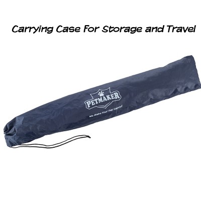 Small Navy Elevated Outdoor Pet Bed with Steel Frame