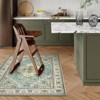 Lahome Medallion Floral Hallway Area Rug–Soft Low Pile Washable Non-Slip Carpet for Kitchen,Bedroom, Living Room,or Dining Room - 4 of 4
