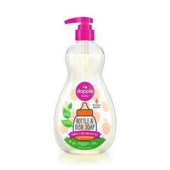 Dreft Baby, Bottle and Dish Soap, Removes Milk Film & Odor, Plant Based,  Fragrance Free, 18 Fl Oz (Pack of 3, 54 Total Ounces)