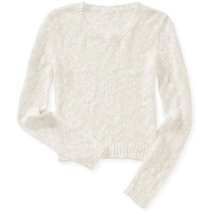 Aeropostale Womens Sheer Cropped Pullover Sweater - 1 of 1