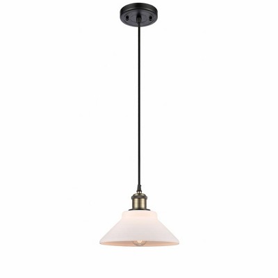 Orwell - 1 Light Cord Hung Mini Pendant In Industrial Style-6.5 Inches Tall and 8.38 Inches Wide