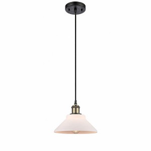 Orwell - 1 Light Cord Hung Mini Pendant In Industrial Style-6.5 Inches Tall and 8.38 Inches Wide - 1 of 1