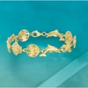 Ross-Simons 18kt Gold Over Sterling Silver Sea Life Link Bracelet - 3 of 4