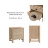 Arden 2 Drawer Wood Nightstand Light Driftwood - Alaterre Furniture - 4 of 4