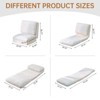Hooseng Bean Bag Bed, Folding Sofa Bed for Adults with Washable Velvet Cover, 4 in 1 Convertible Floor Sofa Couch for Living Room Bedroom - 3 of 4