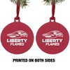 Liberty University Secondary Logo Aluminum Holiday Christmas Tree Ornament - 2 of 4