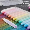 Joyfy 12 Pack Dustless Sidewalk Chalk for Kids – Non-Toxic, Washable, 12 Colors with Holder – Outdoor & School Art Supplies - 2 of 4