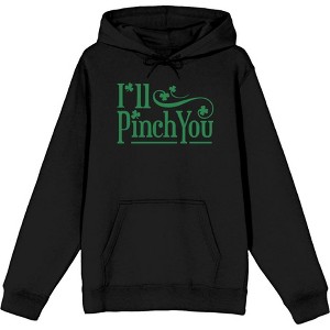 "I'll Pinch You" St. Patrick's Day Adult Long Sleeve Hoodie - 1 of 2