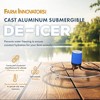 Farm Innovators H-429 1500 Watt Cast Aluminum Submergible Water Tank Deicer with Chew Proof Cord and Self Regulating Thermostat, Silver (8 Pack) - 3 of 4