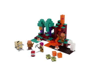 Lego Minecraft The Warped Forest Building Toy 21168 Target