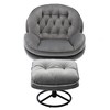 Accent TV Chair with ottoman - 2 of 4