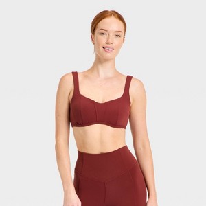 Women's Everyday Soft Light Support Corset Sports Bra - All In Motion™ - 1 of 4