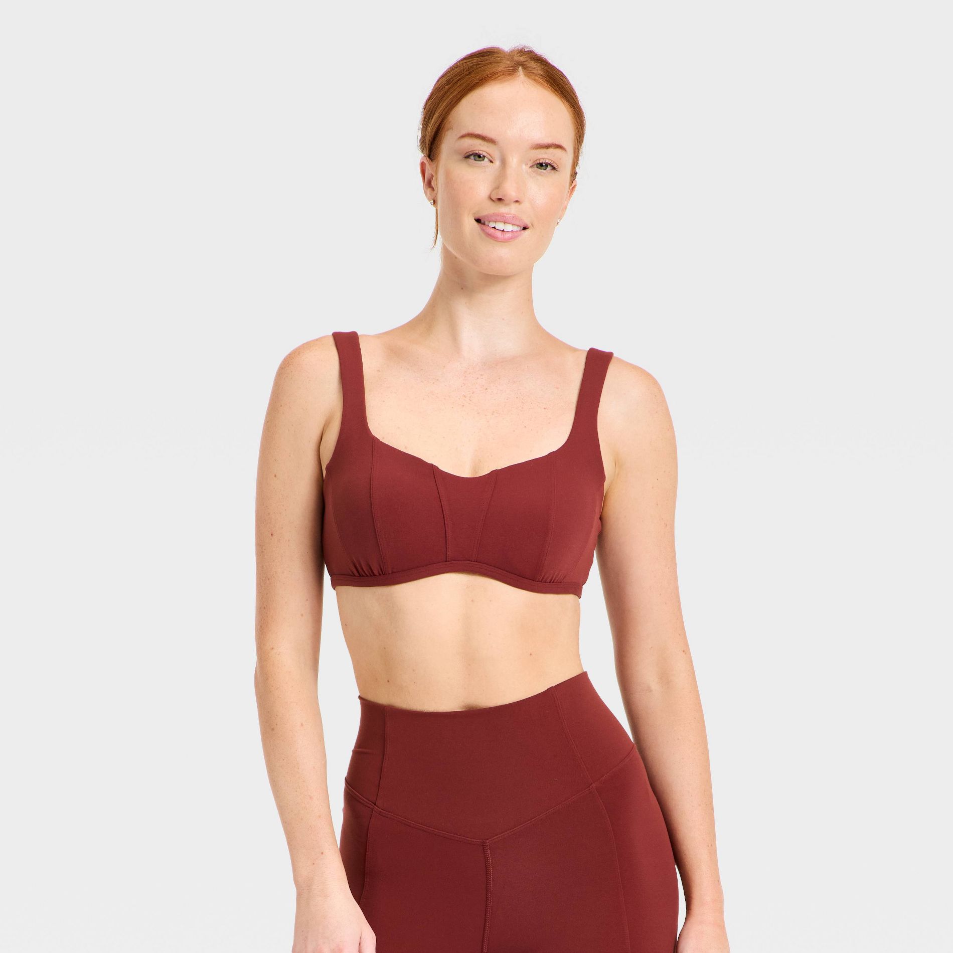 Women's Everyday Soft Light Support Corset Sports Bra - All In Motion™