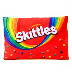 SKITTLES Rectangular Pillow Great For Dorms Dens Bedroom & More! - 1 of 1