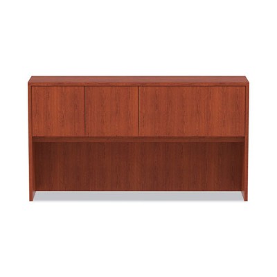 Medium Cherry 35'' H Hutch with Doors and Compartments