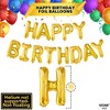 KatchOn, Gold Happy Birthday Balloons Letters -16 Inch | Golden Birthday Party Decorations | Happy Birthday Foil Balloons, - 4 of 4