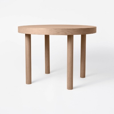Northvale Round Wood Dining Table Gray Wash - Threshold designed with Studio McGee™: Mid-Century, Seats 4