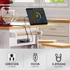 YOOCOZZ Multi-functional Rolling Kitchen Island with Drop Leaf, Power Outlet and Large Storage Space - 4 of 4