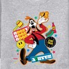 Men's - Disney - Goofy Stickers Graphic Fleece Sweatshirt - image 2 of 4