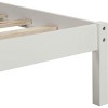 Streamdale Platform Bed Frame with Headboard, Wood Slat Support, No Box Spring Needed, Twin, White - 4 of 4