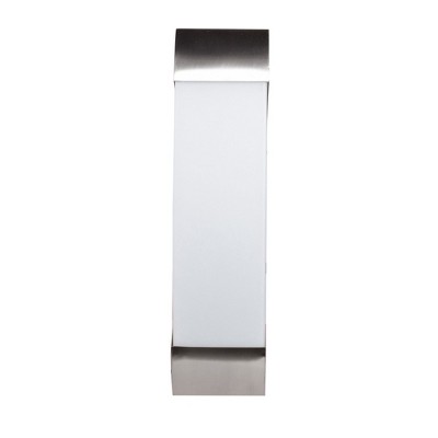 West End Brushed Steel Dimmable LED Vanity Light
