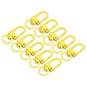Unique Bargains DIY Craft Key Organization Lobster Claw Lanyard Swivel Clasps 1.3" x 0.51" 16 Pcs - 1 of 4