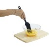 Kuhn Rikon Silicone Whisking Fork with Angled Tips & Flexible Steel Core, Black - 3 of 4