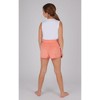 90 Degree By Reflex Girls Towel Terry Beachside Dolphin Hem Shorts - 3 of 3