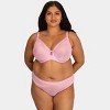 Curvy Couture Womens Plus Size Shimmer High Cut Brief Panty - 2 of 4