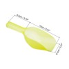 Unique Bargains Plastic Multi-functional Durable Kitchen Maker Ice Scoop 12oz Yellow 1 Pc - 2 of 4