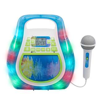 eKids Bluetooth Karaoke Machine with Party Lights - Blue (EK-558.5XV1)