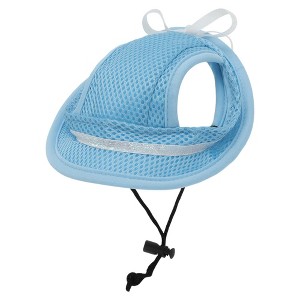 Unique Bargains Small Dog Cat Sun Hat with Ear Holes for Summer Outdoor Sports - 1 of 4