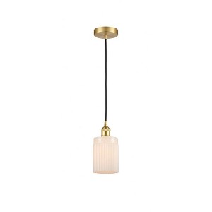 Hadley - 1 Light Cord Hung Mini Pendant In Art Deco Style-9.75 Inches Tall and 4.5 Inches Wide - 1 of 1