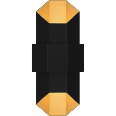 Quoizel Lighting Chasm 1 - Light Sconce in  Matte Black Gold