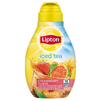 Lipton Tea & Honey Strawberry Guava Liquid Iced Tea Mix 2.43 oz