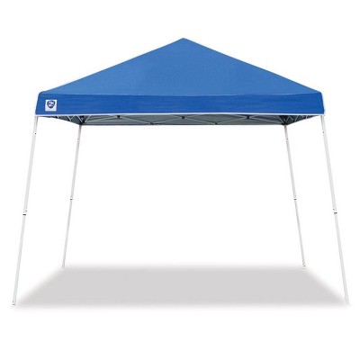 Z-Shade 10 x 10 Foot Angled Leg Instant Shade Outdoor Canopy Tent Portable Shelter with Durable Steel Frame and Carrying Bag, Blue