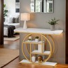 Hommoo 41.3" Industrial 4-Tier Console Table - 4 of 4