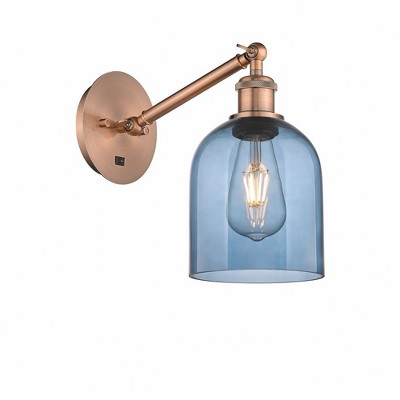 Bella - 1 Light Arm Adjusts Up and Down Wall Sconce In Industrial Style-9.5 Inches Tall and 5.5 Inches Wide