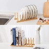LunaLulinlk Premium Bamboo Compact Dish Drying Rack - 4 of 4