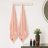 Unique Bargains Quick Dry Low Linting Bath Towels 2 Pcs - 4 of 4