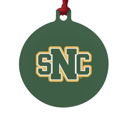 St. Norbert College Primary Logo Aluminum Holiday Christmas Tree Ornament