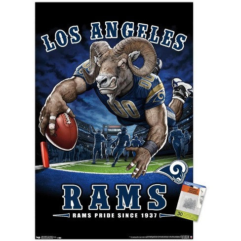 Evergreen Ultra-thin Edgelight Led Wall Decor, Helmet, Los Angeles Rams-  19.5 X 15 Inches Made In Usa : Target