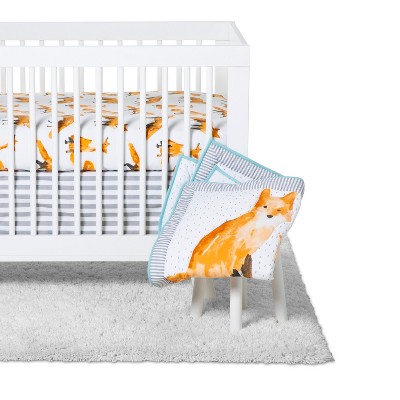 cloud island crib skirt