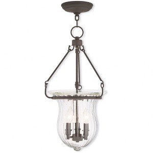 Livex Lighting Andover 3 - Light Semi-Flush Mount in  Brushed Nickel - 1 of 1