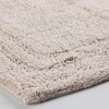 Non-Slip Machine Washable Solid Cotton 2 Piece Bathroom Rug Set by Blue Nile Mills - 3 of 4