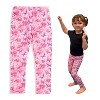 The Pink Picket Fence Suzie Dino Hoodie and Leggings Set – Pink Hoodie with Purple Leggings - 4 of 4