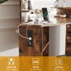 Makeup Vanity Desk Corner Design with Large Storage Space, Tri-Folding Mirror with 10 LED Lights and Adjustable Brightness, 5 Rotating Drawers - 4 of 4
